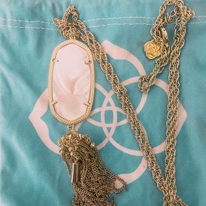 Kendra Scott Rayne Pendant Necklace in Ivory Pearl